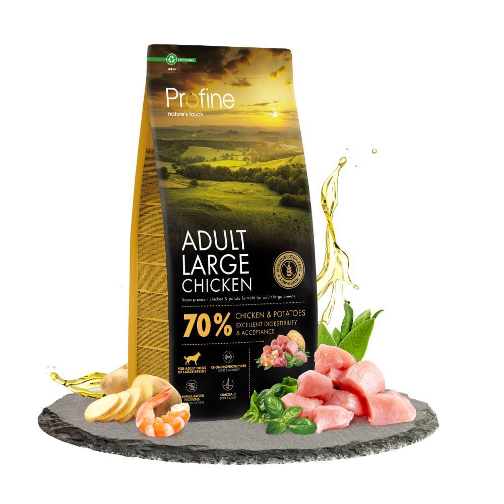 Сухий корм для собак Profine Adult Large 12 кг - курка та картопля Сухий корм для собак Profine Adult Large 12 кг - курка та картопля
