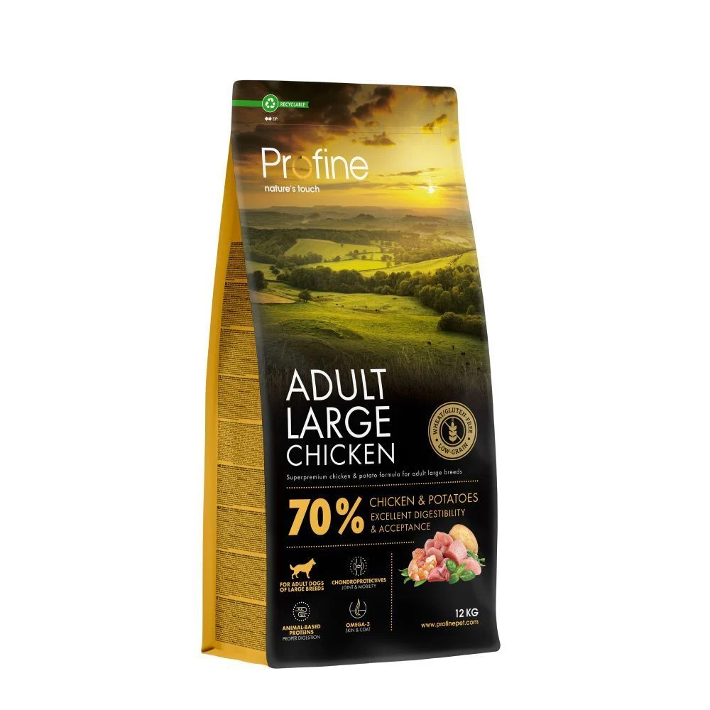 Сухий корм для собак Profine Adult Large 12 кг - курка та картопля Сухий корм для собак Profine Adult Large 12 кг - курка та картопля