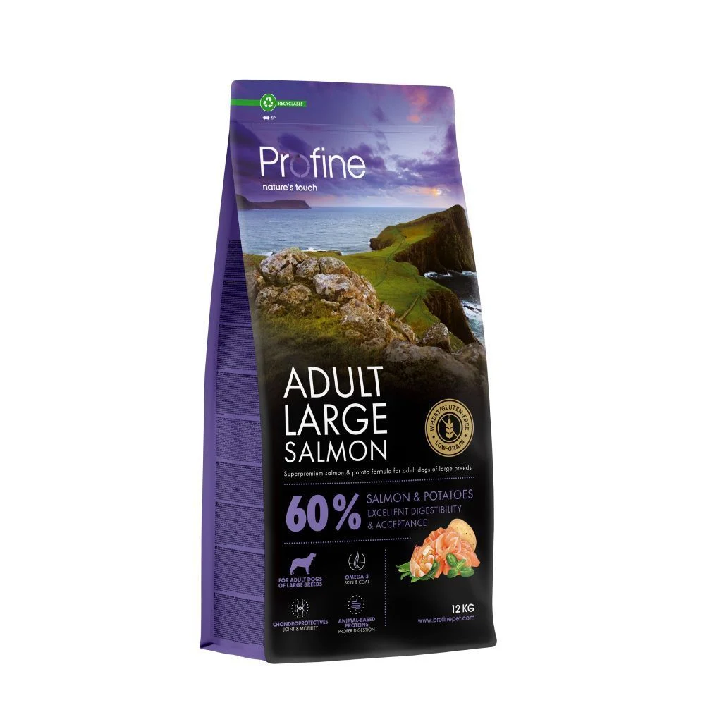 Сухий корм для собак Profine Adult Large 12 кг - лосось та картопля Сухий корм для собак Profine Adult Large 12 кг - лосось та картопля