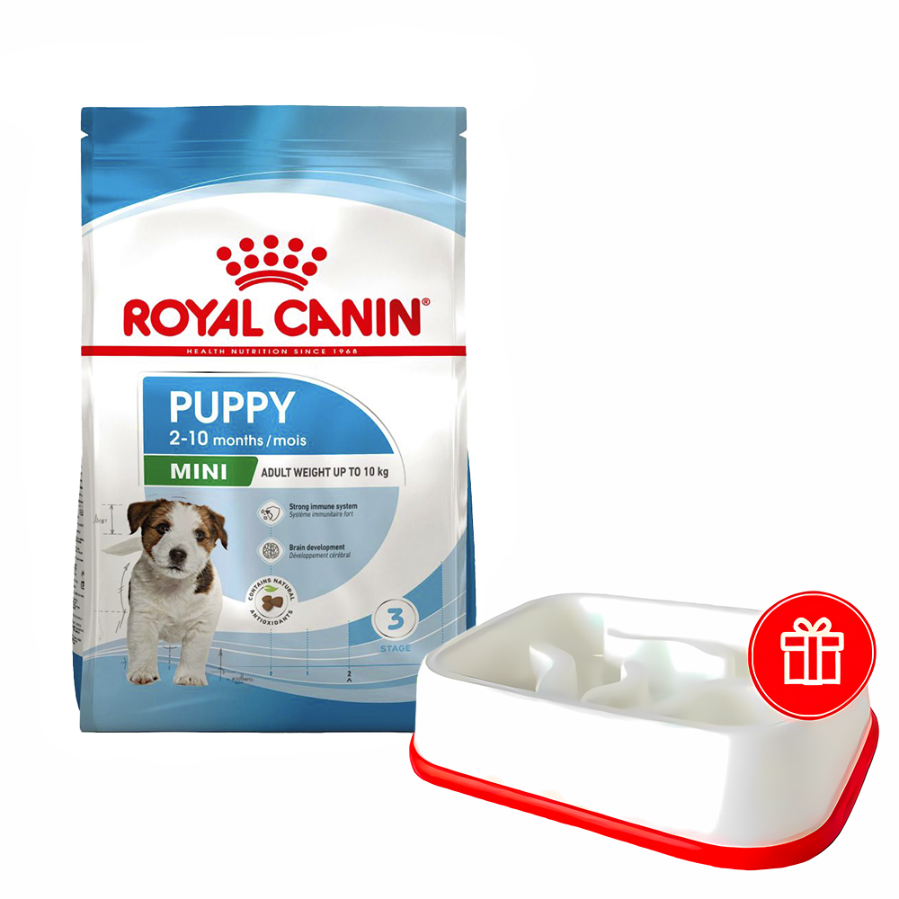 Сухий корм для цуценят Royal Canin Mini Puppy 2 кг + годівниця у подарунок