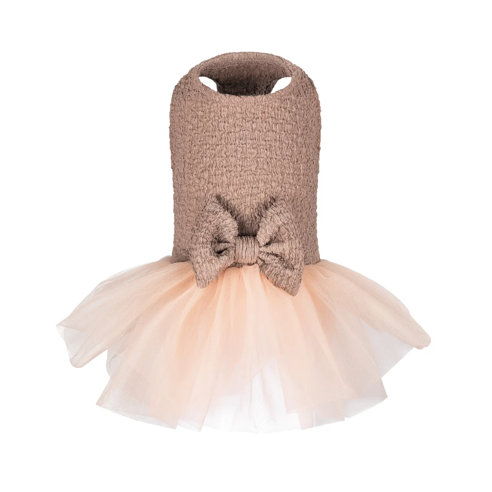 Платье для собак Pet Fashion Sofia XS - бежевый Платье для собак Pet Fashion Sofia XS - бежевый