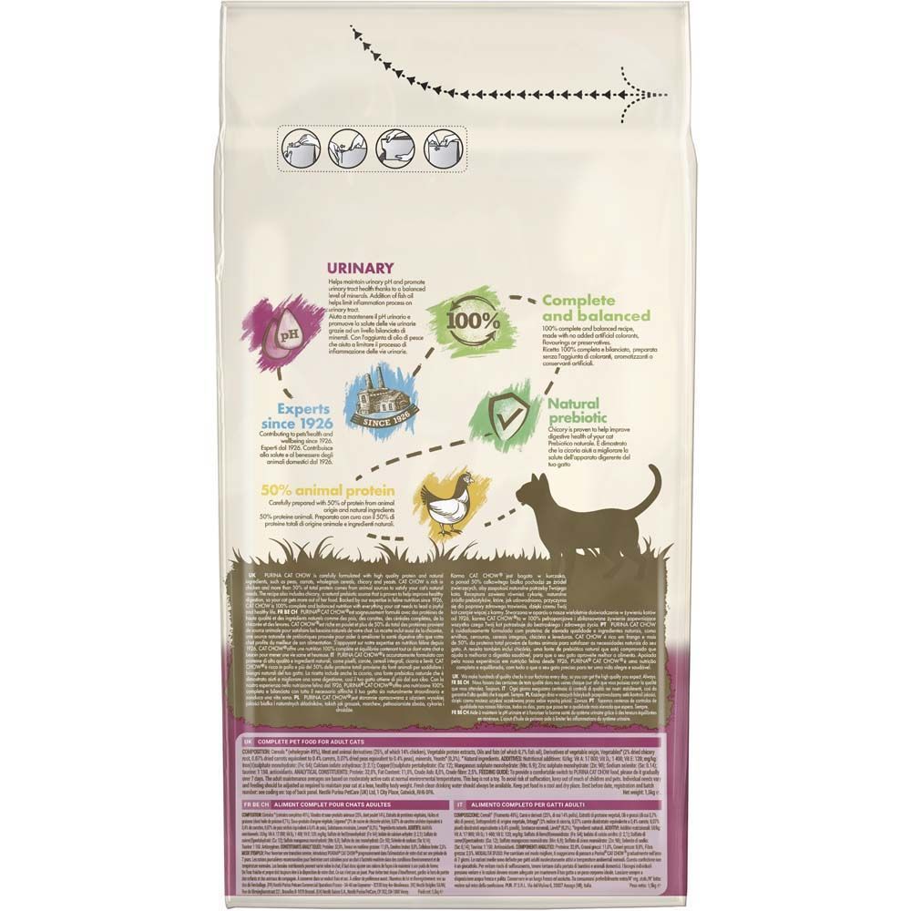 Сухий корм для котів Cat Chow Urinary 1,5 кг - курка Сухий корм для котів Cat Chow Urinary 1,5 кг - курка