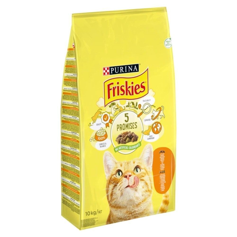 Сухий корм для котів Friskies 5 Promises 10 кг - курка та овочі