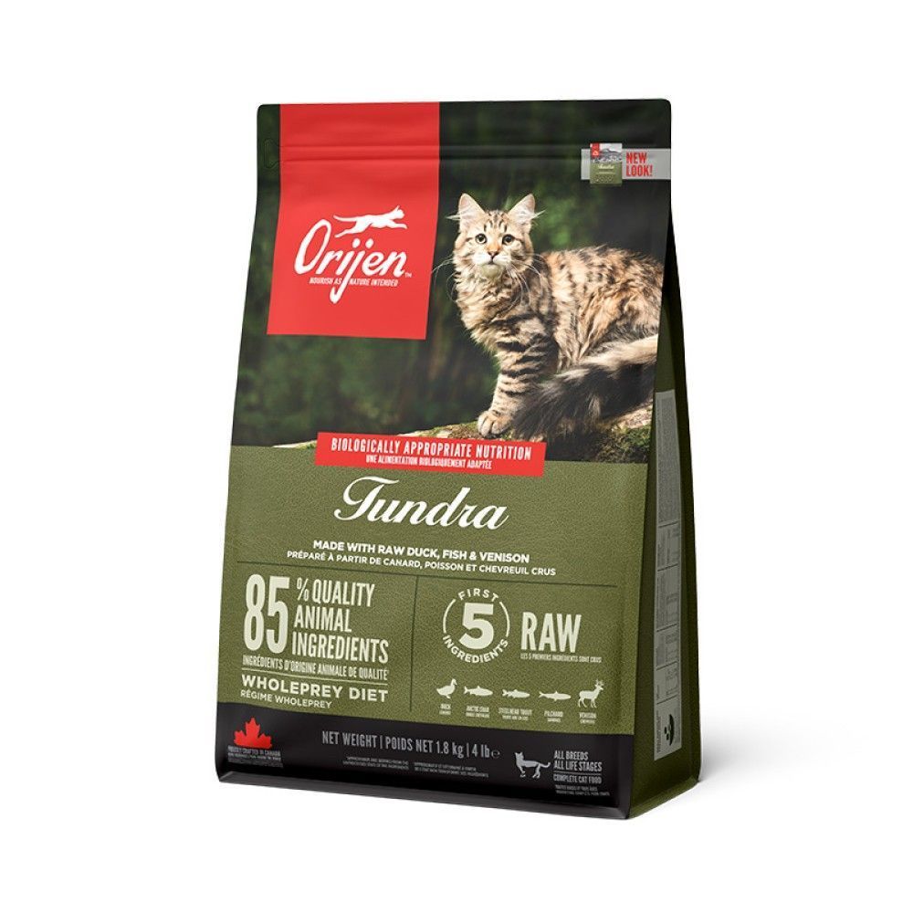 Сухий корм для котів Orijen Tundra 1,8 кг - асорті