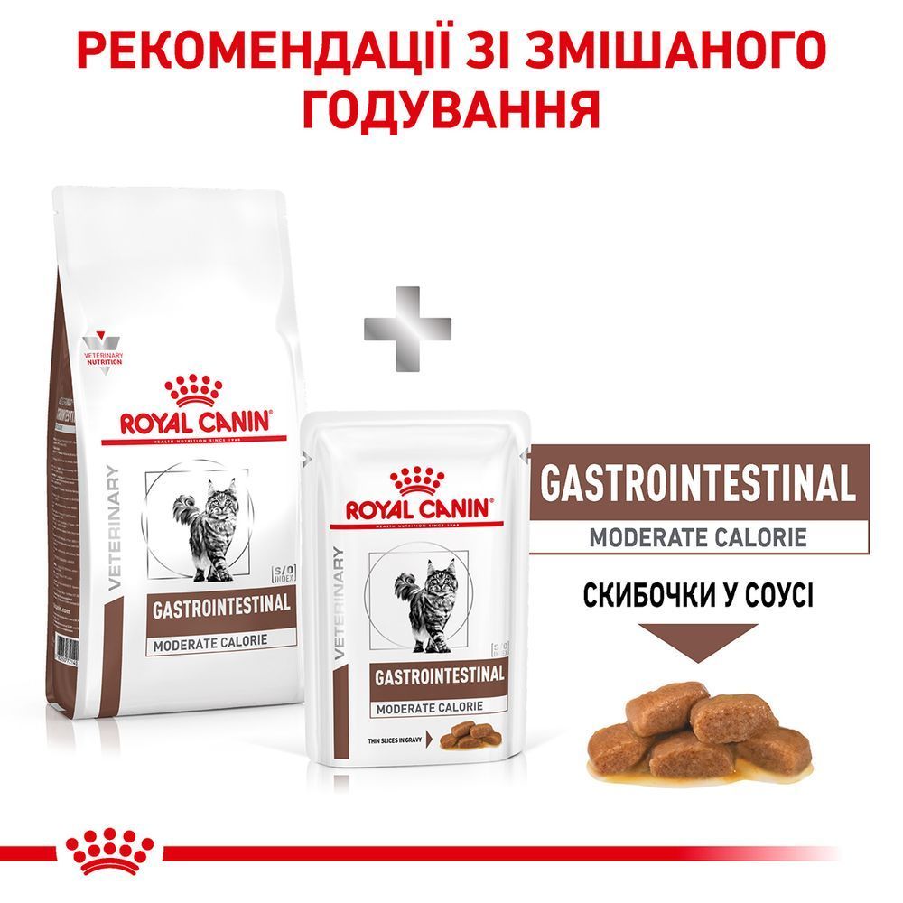 Сухий корм для котів Royal Canin Gastro Intestinal Moderate Calorie 2 кг Сухий корм для котів Royal Canin Gastro Intestinal Moderate Calorie 2 кг