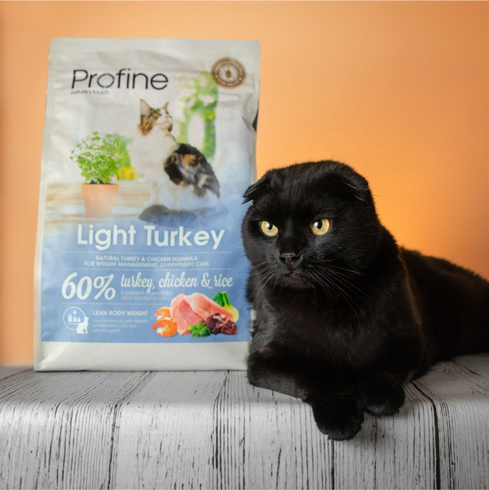 Сухой корм для кошек Profine Cat Light 2 кг — индейка и курица Сухой корм для кошек Profine Cat Light 2 кг — индейка и курица