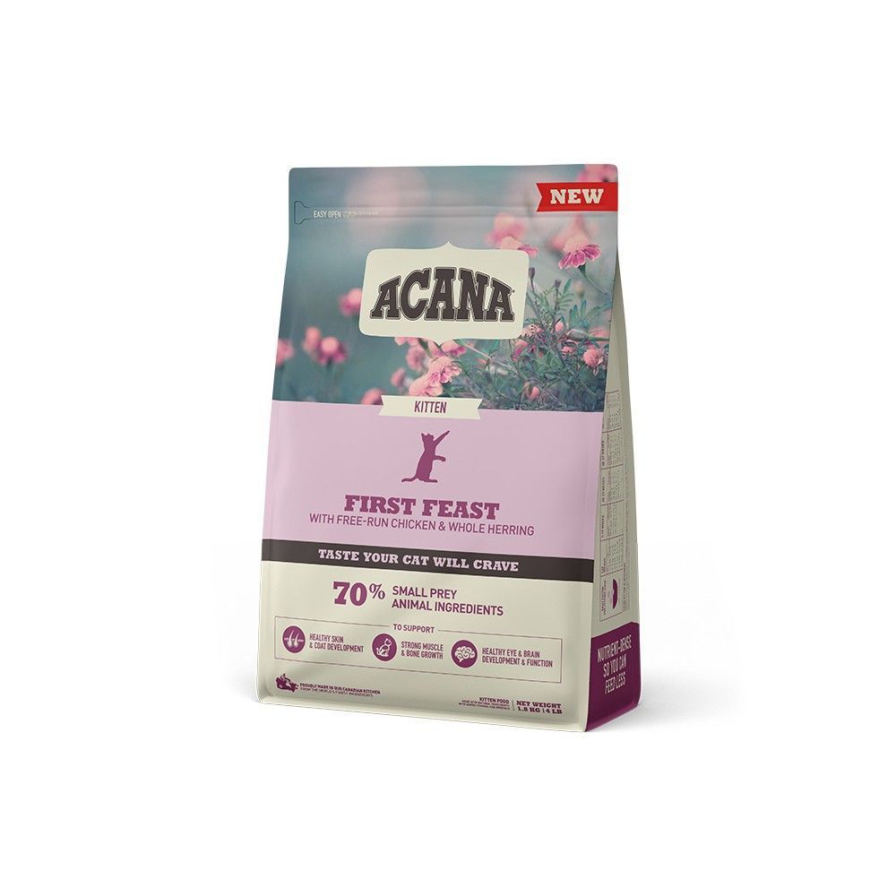 Сухой корм для котят Acana First Feast Kitten 1,8 кг - курица и сельдь