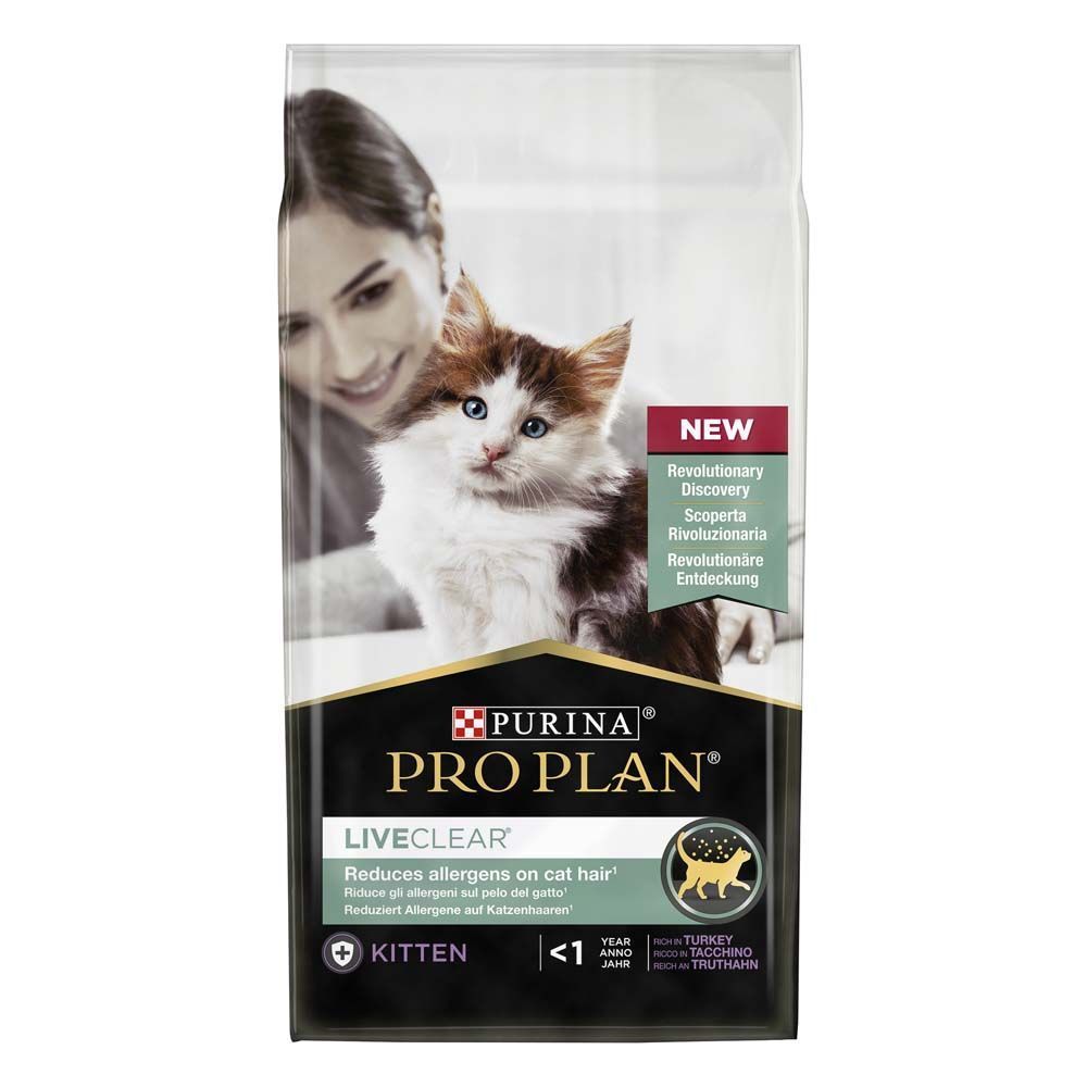 Сухой корм для котят Pro Plan LiveClear Kitten 1,4 кг - индейка Сухой корм для котят Pro Plan LiveClear Kitten 1,4 кг - индейка