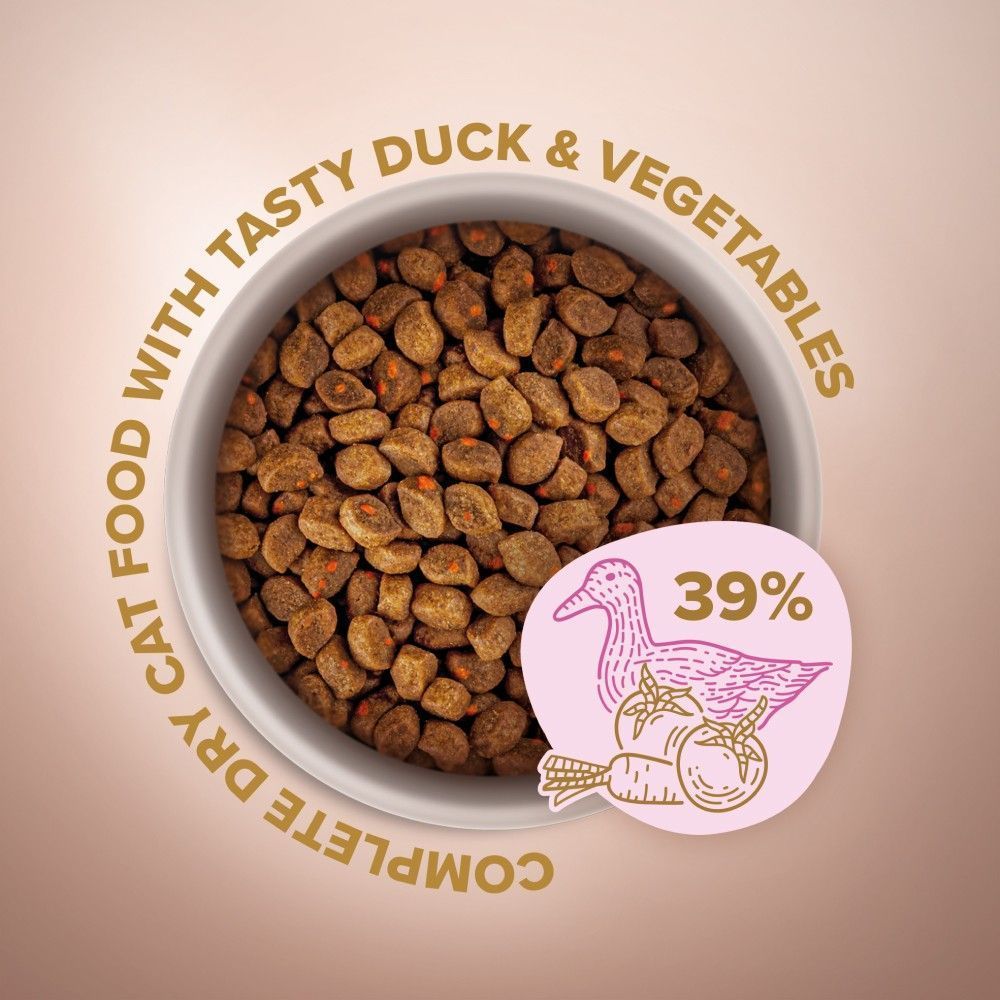 Club 4 Paws Premium Selection сухой корм для котов 1,5 кг - утка и овощи