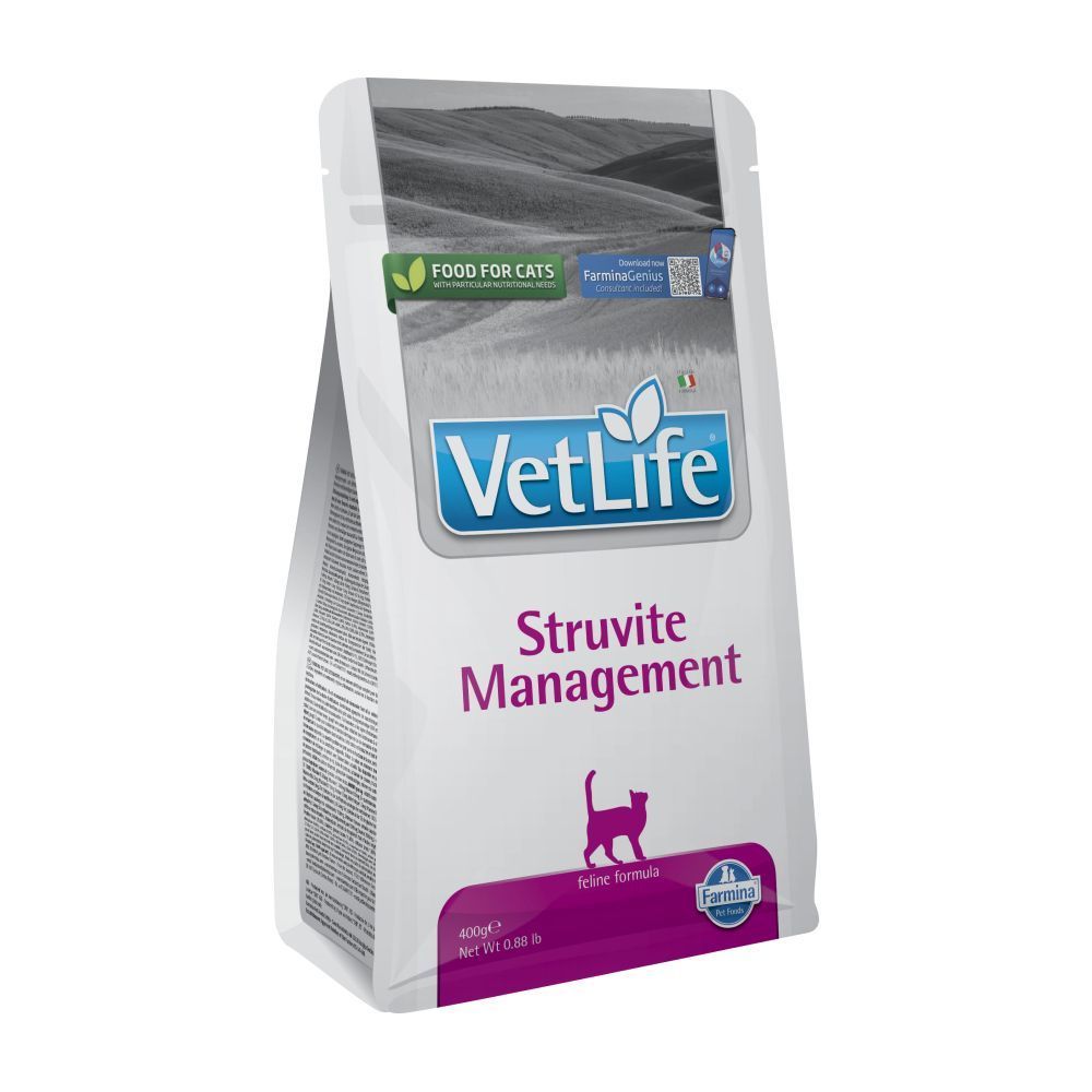 Сухий корм для котів Farmina Vet Life Struvite Management 400 г - курка та індичка Сухий корм для котів Farmina Vet Life Struvite Management 400 г - курка та індичка