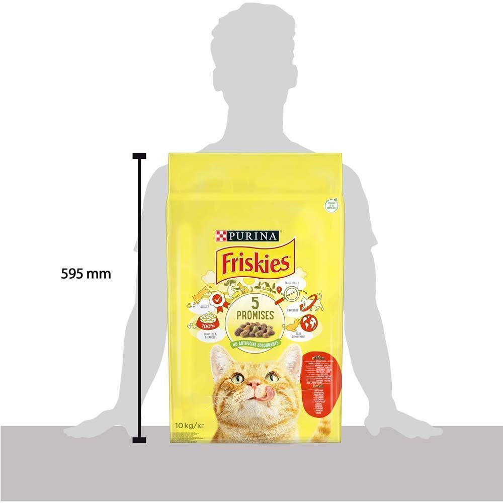 Сухий корм для котів Friskies 5 Promises 10 кг - курка та яловичина