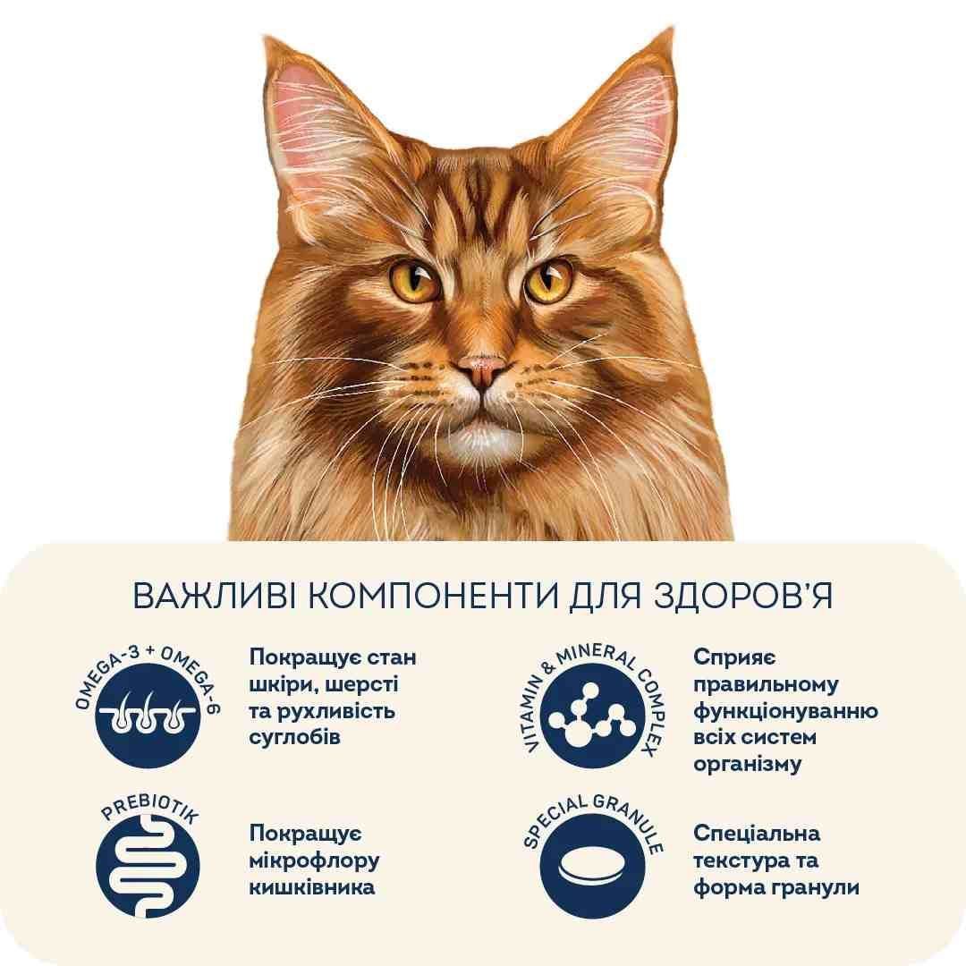 Home Food Adult Sterilised Large Breeds сухой корм для кошек 10 кг - телятина и лосось