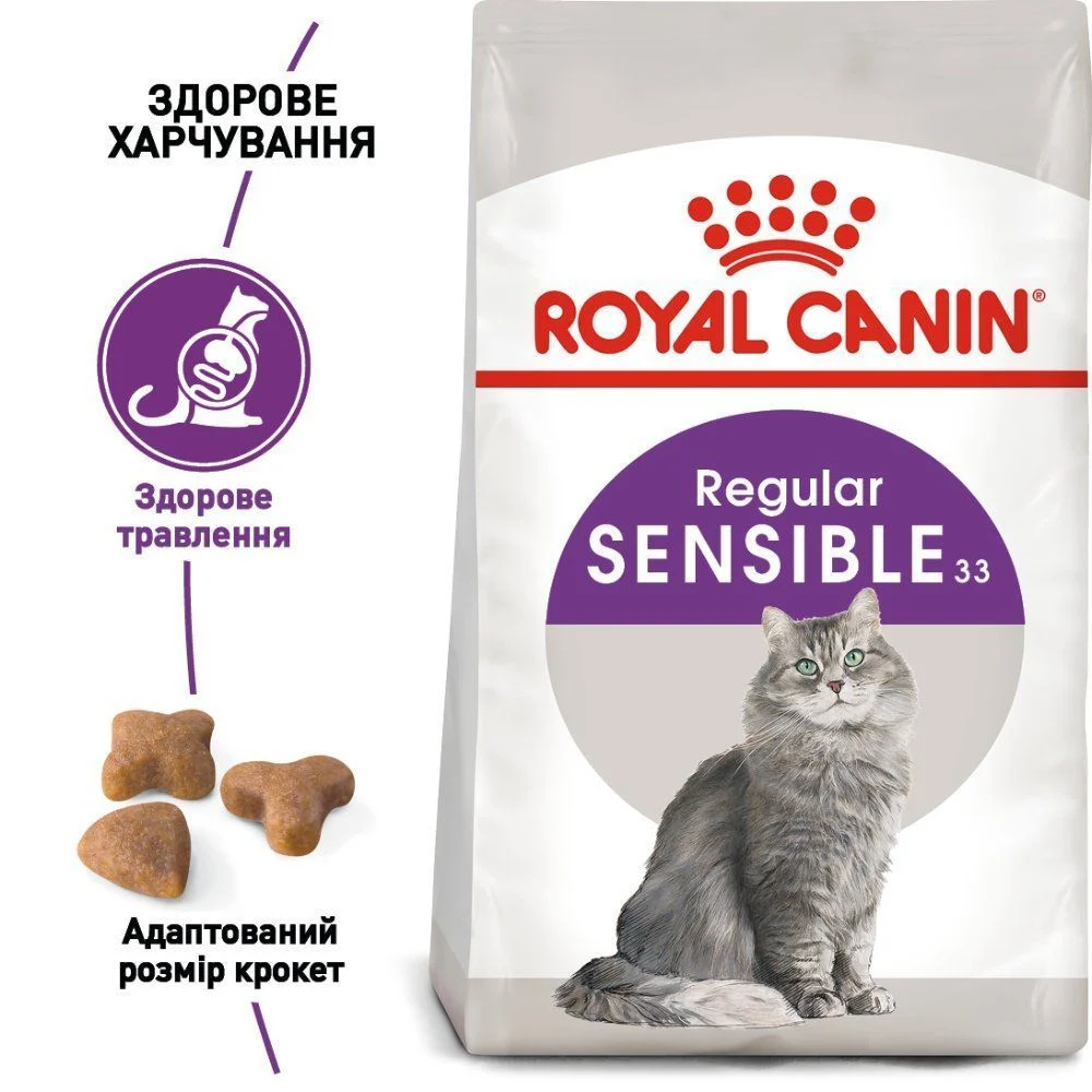 Сухий корм для котів Royal Canin Regular Sensible 33 2 кг