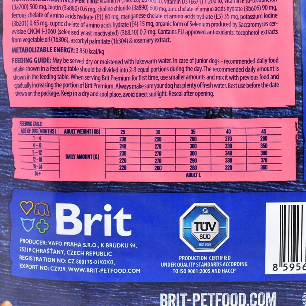 Cухий корм для цуценят Brit Premium Dog Junior L 15 кг – курка