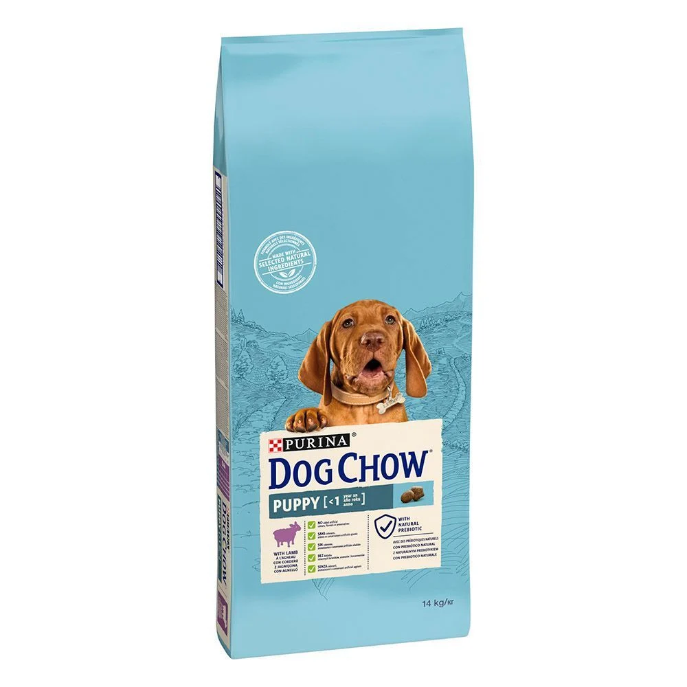 Cухий корм для цуценят Dog Chow Puppy 14 кг - ягня