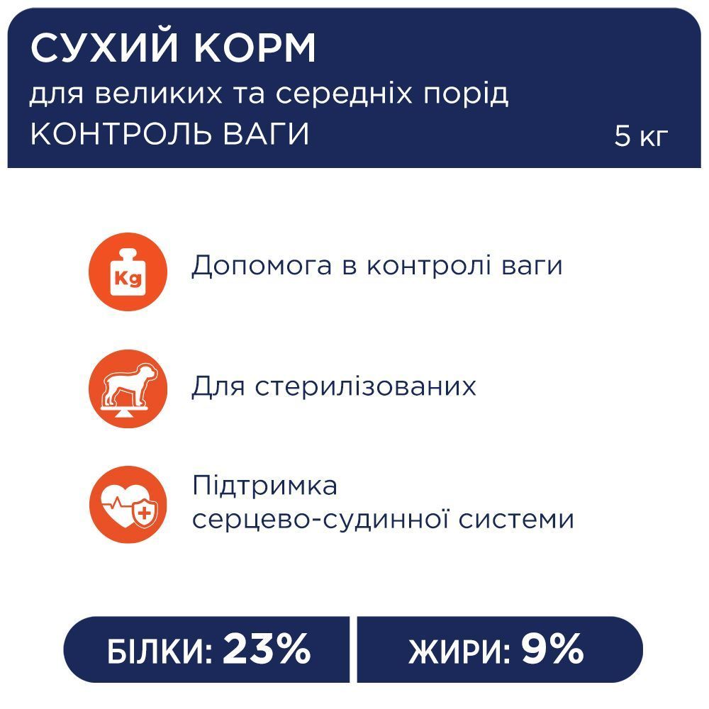Сухий корм для собак Club 4 Paws Premium Adult Light Medium & Large Breeds 5 кг - індичка Сухий корм для собак Club 4 Paws Premium Adult Light Medium & Large Breeds 5 кг - індичка