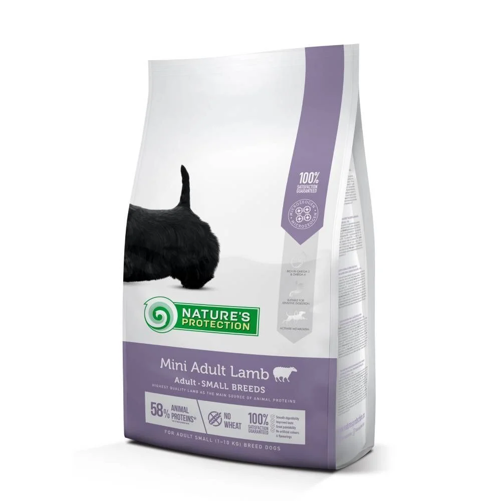 Сухой корм для собак Nature's Protection Adult Small Breeds 7,5 кг - ягнёнок