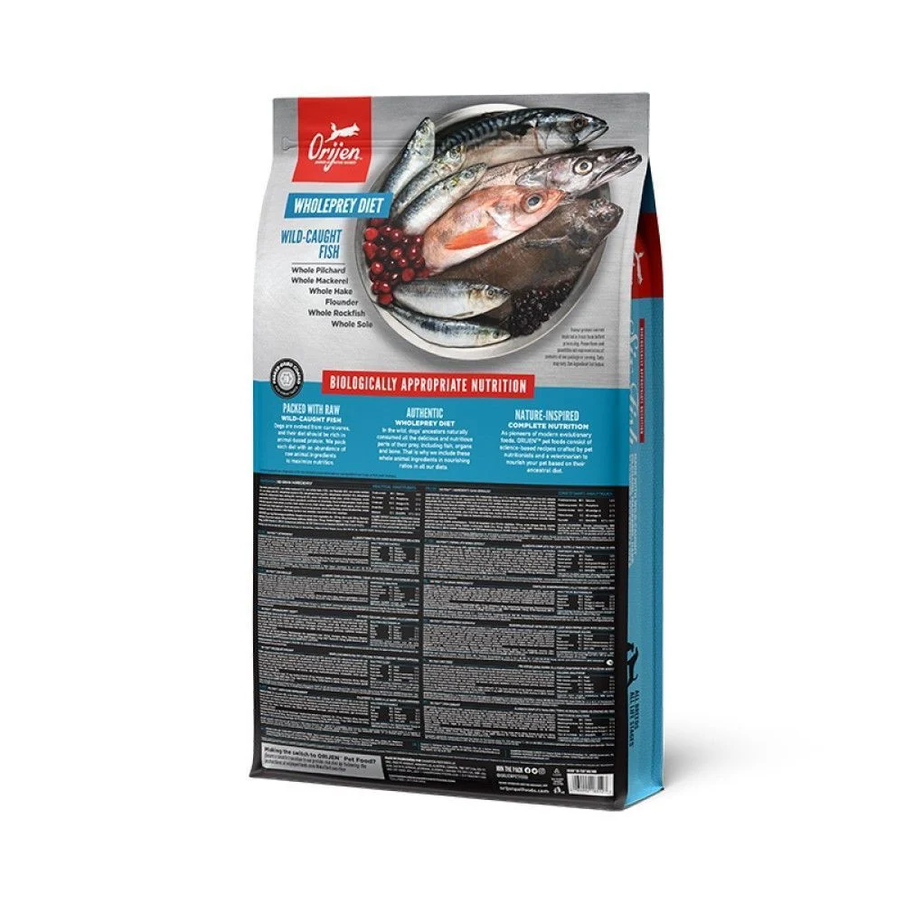 Сухий корм для собак Orijen Six Fish 11,4 кг - асорті