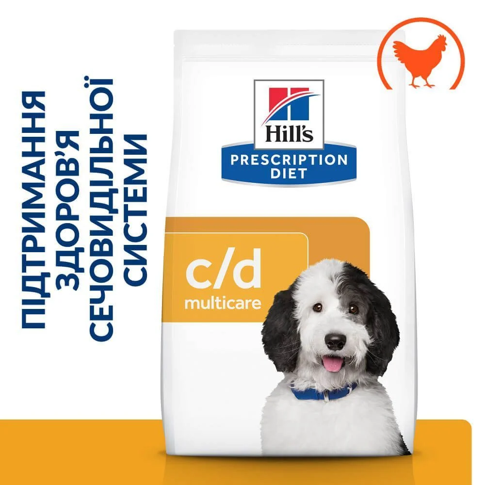 Сухий корм для собак Hill's Prescription Diet Urinary Care c/d 1,5 кг - курка