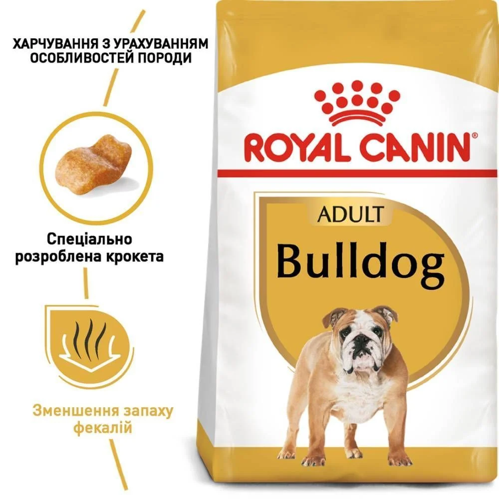 Сухий корм для собак Royal Canin Bulldog Adult 12 кг
