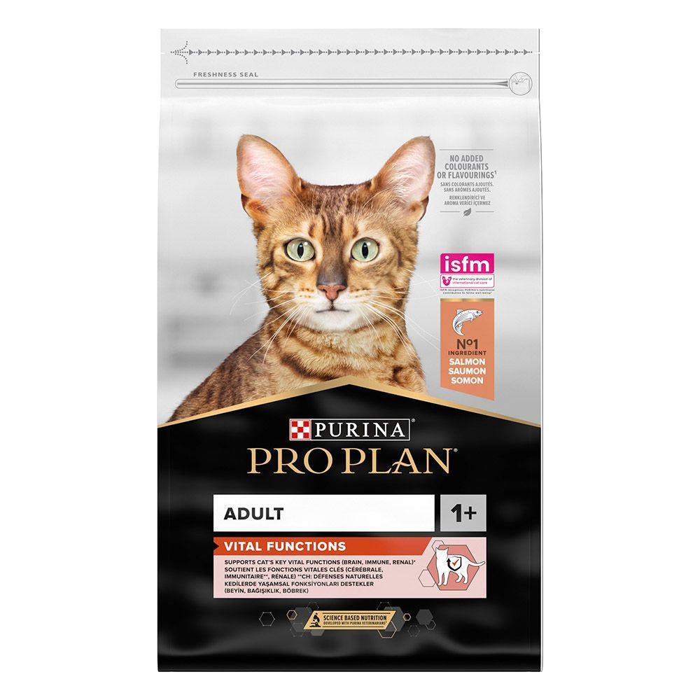 Сухой корм для кошек Pro Plan Adult Vital Functions 10 кг - лосось Сухой корм для кошек Pro Plan Adult Vital Functions 10 кг - лосось