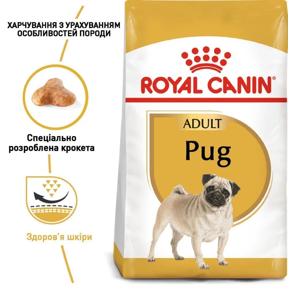 Сухий корм для собак Royal Canin Pug Adult 3 кг Сухий корм для собак Royal Canin Pug Adult 3 кг