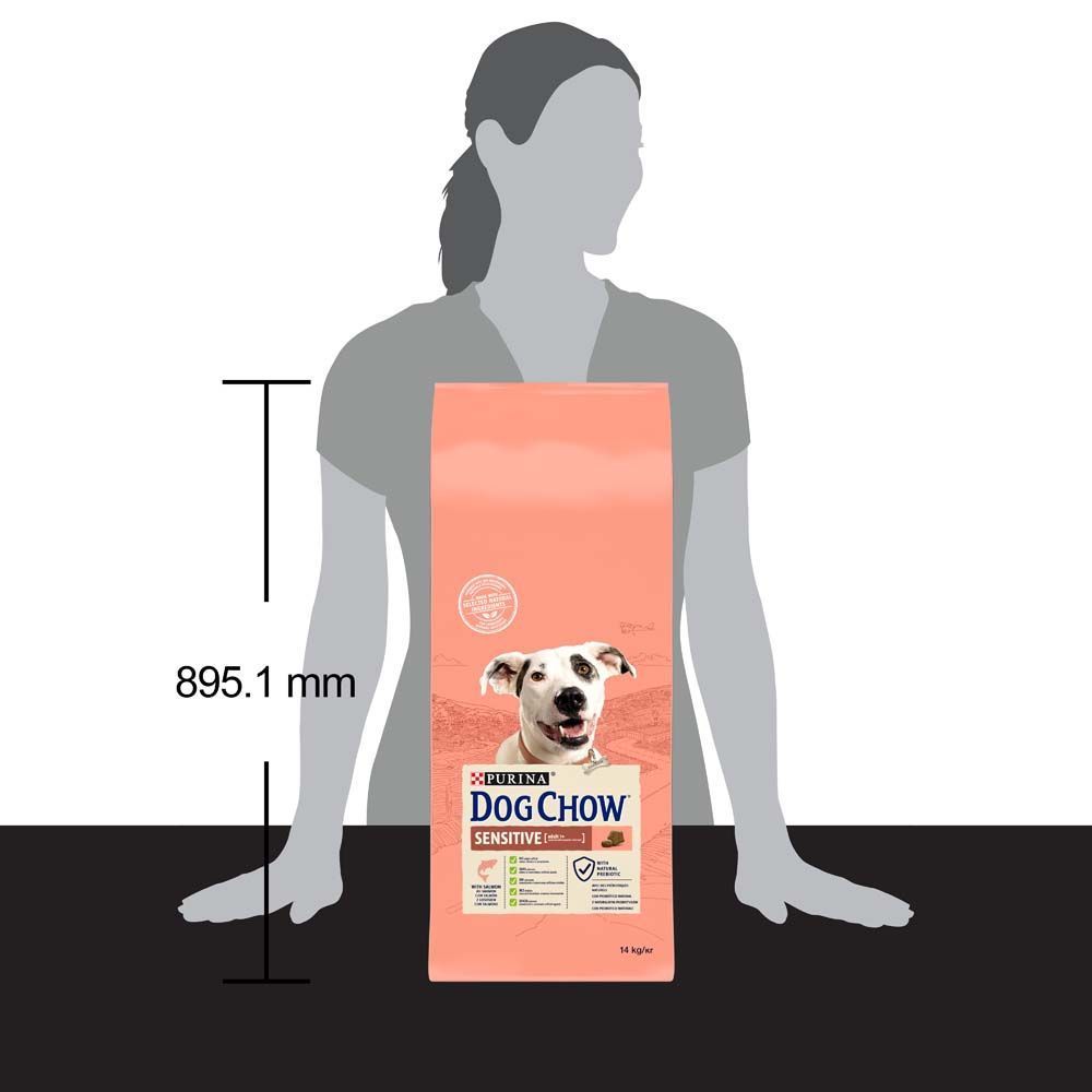 Cухий корм для собак Dog Chow Sensetive 14 кг - лосось