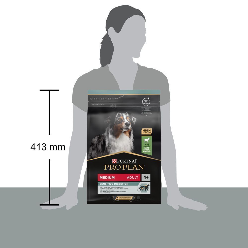 Сухой корм для собак Pro Plan Medium Adult Sensitive Digestion 3 кг - ягненок Сухой корм для собак Pro Plan Medium Adult Sensitive Digestion 3 кг - ягненок