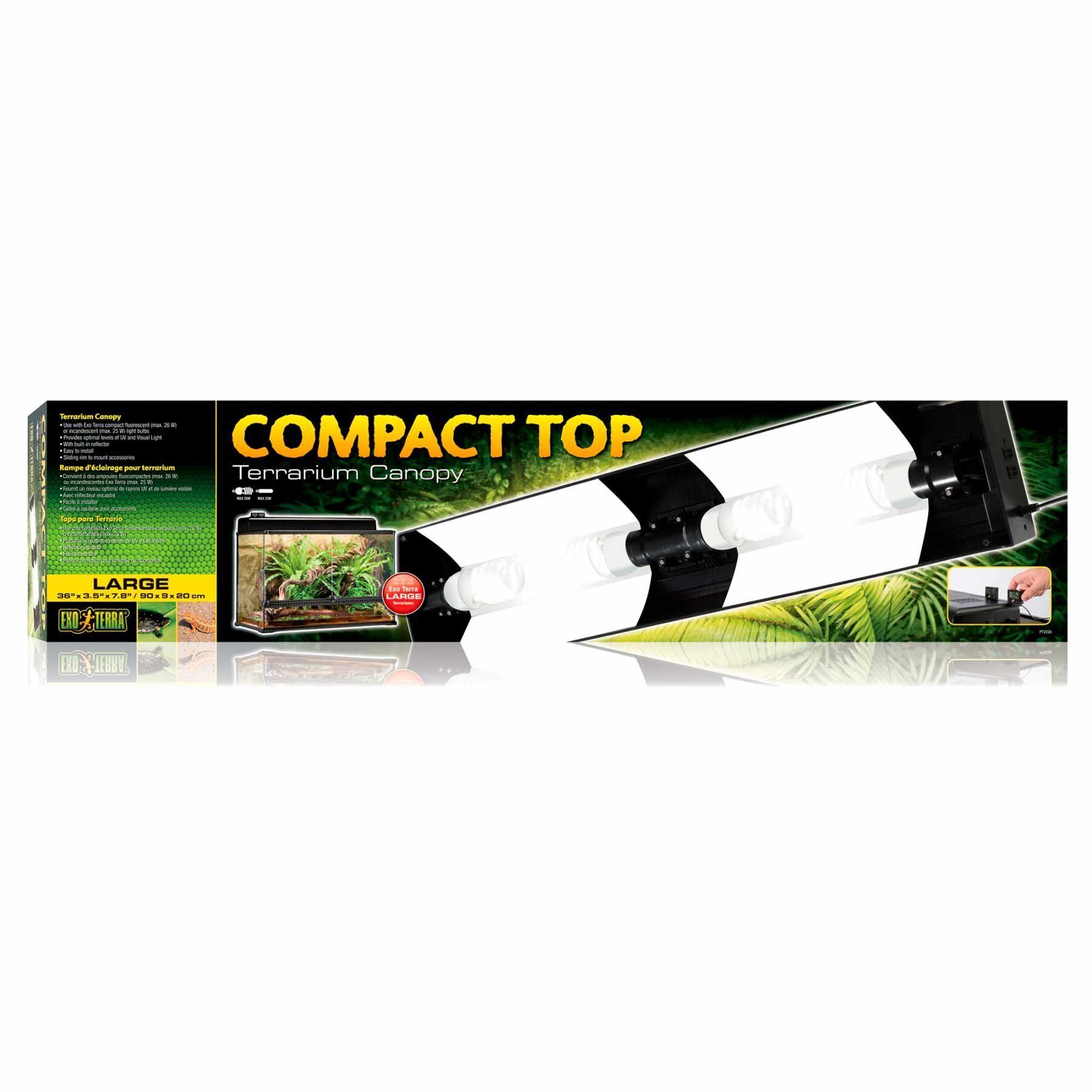 Світильник для тераріума Exo Terra «Compact Top» E27, 90 x 9 x 20 см Світильник для тераріума Exo Terra «Compact Top» E27, 90 x 9 x 20 см