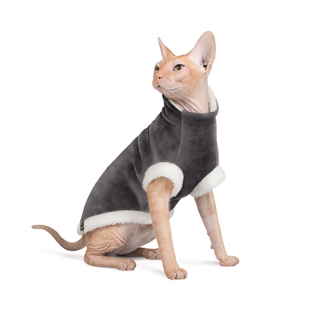 Свитер Pet Fashion «ТОМ» XS (серый)
