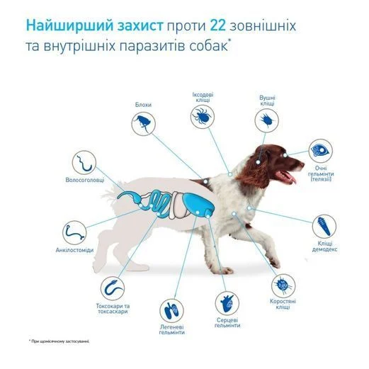 Boehringer Ingelheim NexGard Spectra XS таблетки для собак від 1,35 до 3,5 кг 1 шт Boehringer Ingelheim NexGard Spectra XS таблетки для собак від 1,35 до 3,5 кг 1 шт