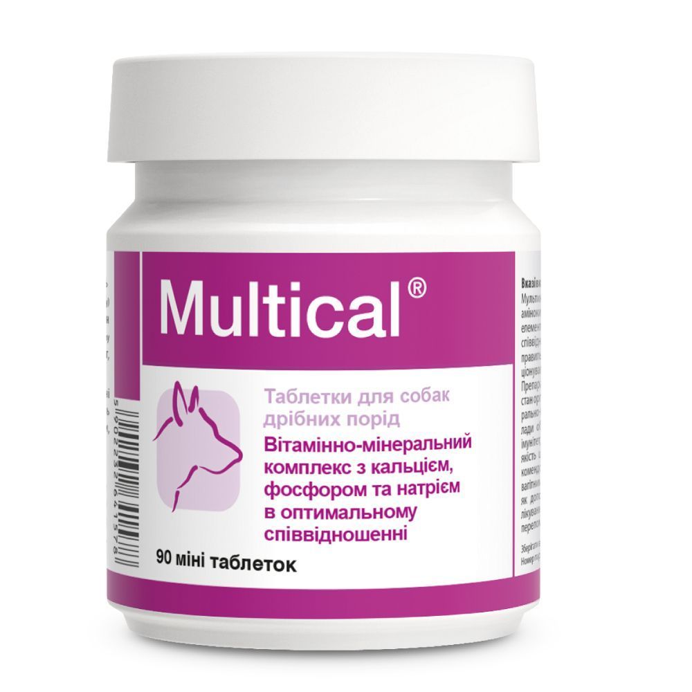 Таблетки для собак Dolfos Multical mini 90 шт Таблетки для собак Dolfos Multical mini 90 шт