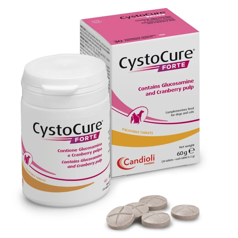 Таблетки для собак Candioli CystoCure Forte 30 шт Таблетки для собак Candioli CystoCure Forte 30 шт