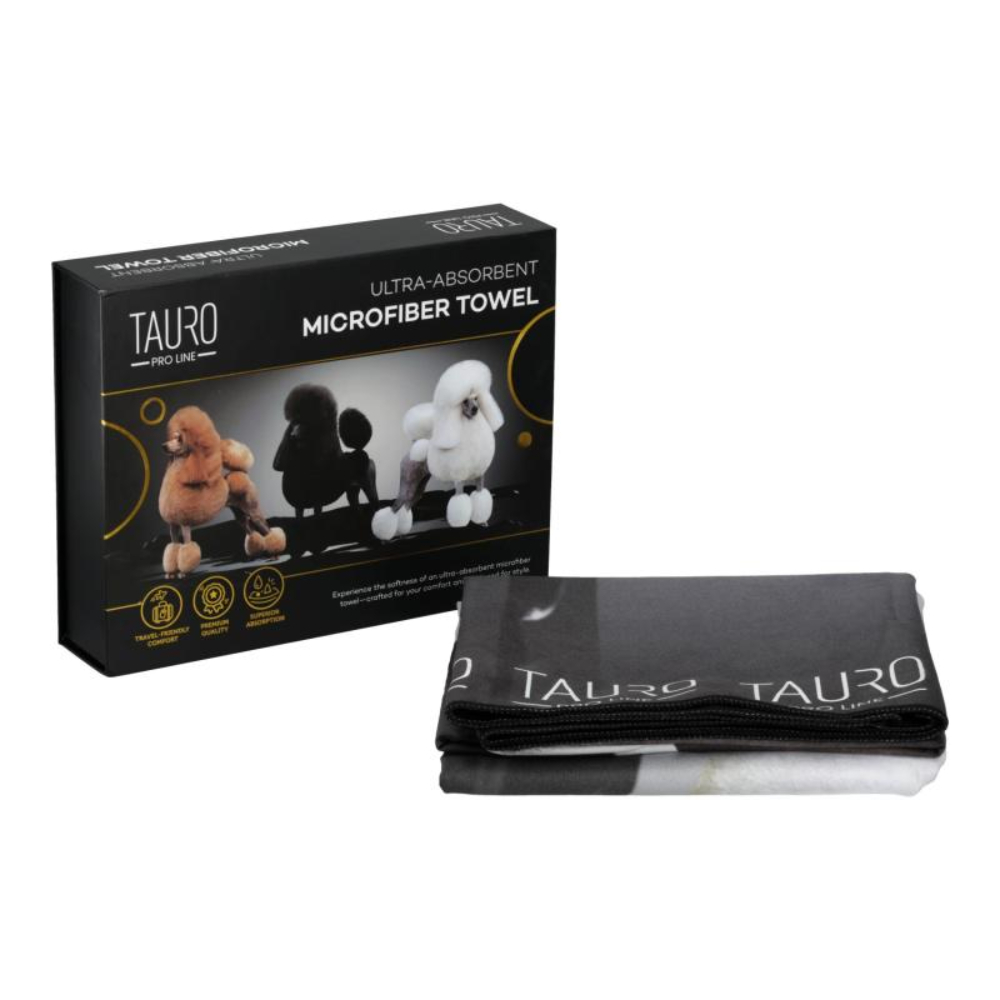 Tauro Pro Line рушник для собак 80x160 см - пуделі Tauro Pro Line рушник для собак 80x160 см - пуделі