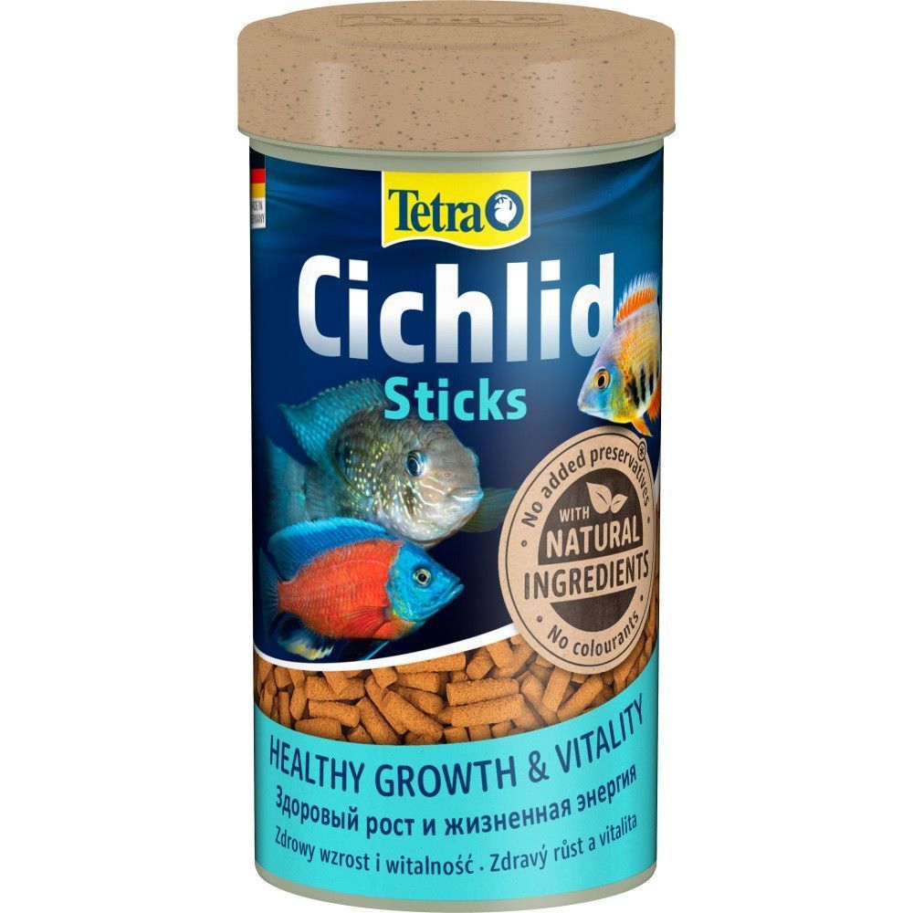 Сухий корм для цихлід Tetra Cichlid Sticks 75 г - палички Сухий корм для цихлід Tetra Cichlid Sticks 75 г - палички