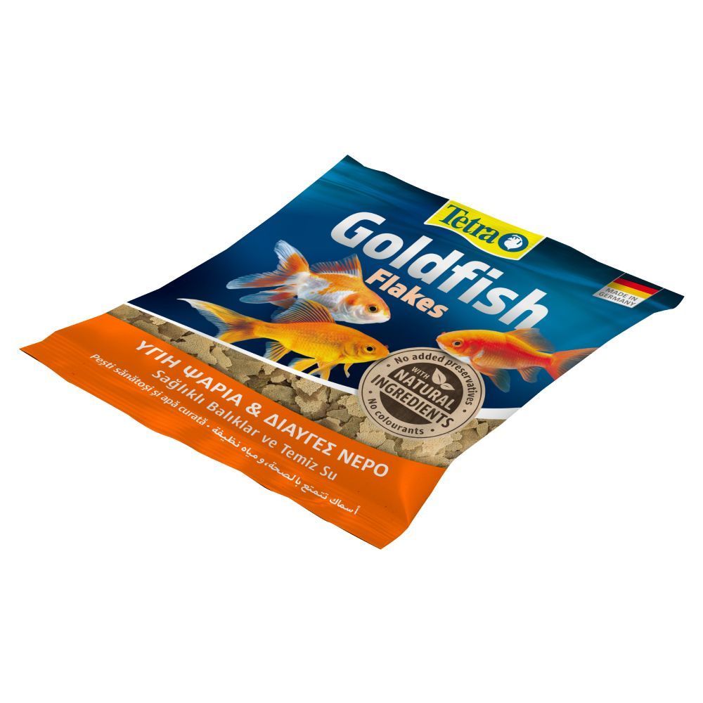 Сухий корм для золотих риб Tetra Goldfish Flakes 12 г - пластівці