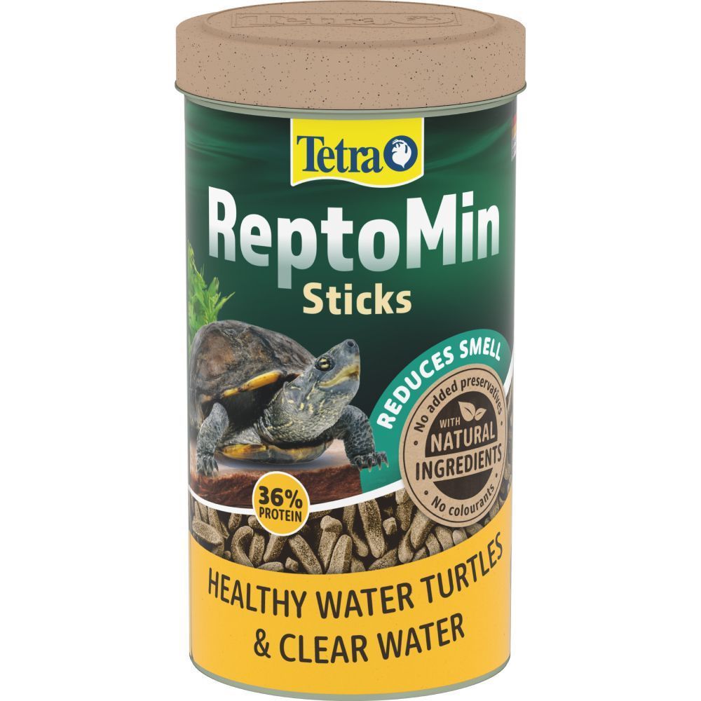 Сухий корм для водоплавних черепах Tetra ReptoMin Sticks 130 г - гранули