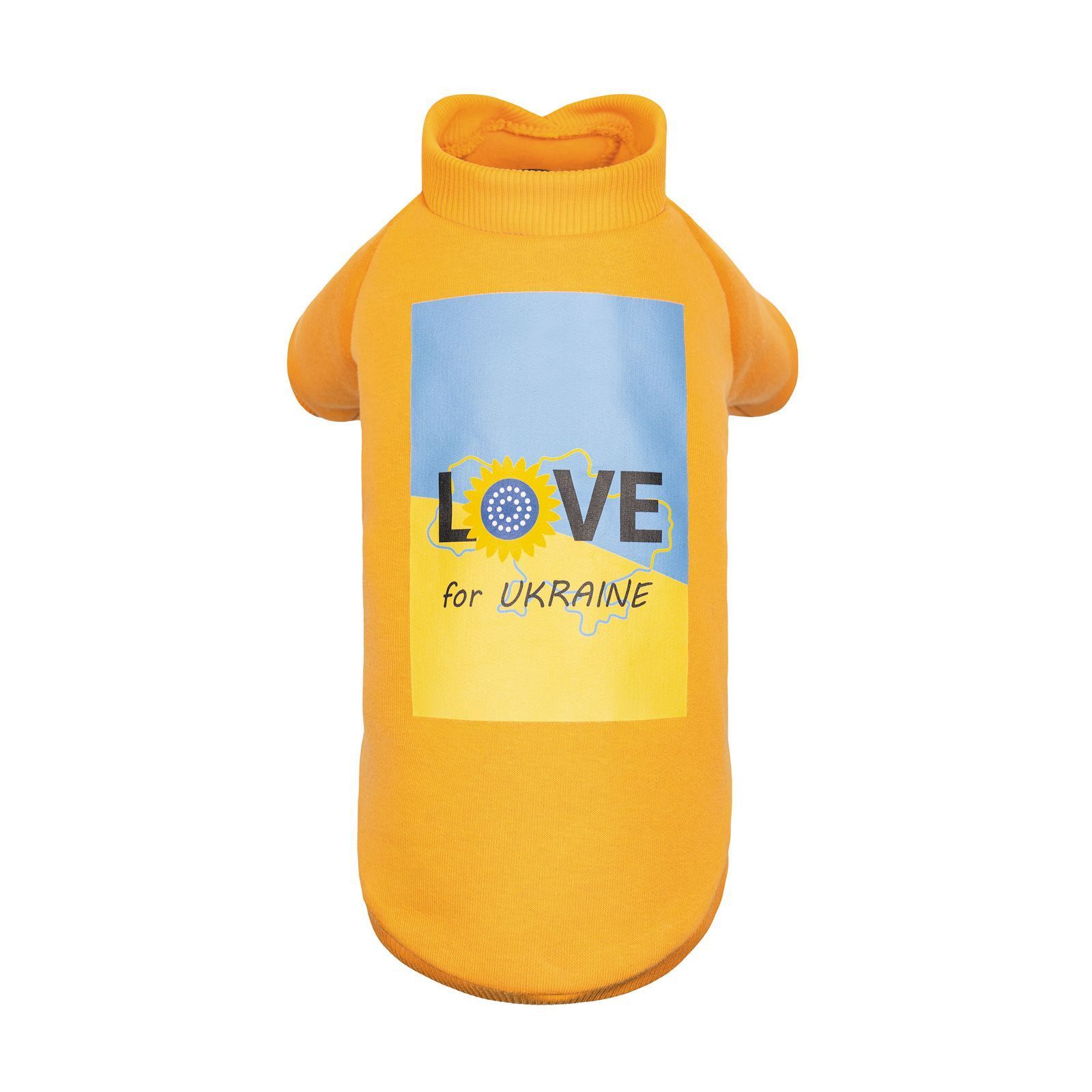 Товстівка для собак Pet Fashion Love for Ukraine XS (помаранчева) Товстівка для собак Pet Fashion Love for Ukraine XS (помаранчева)