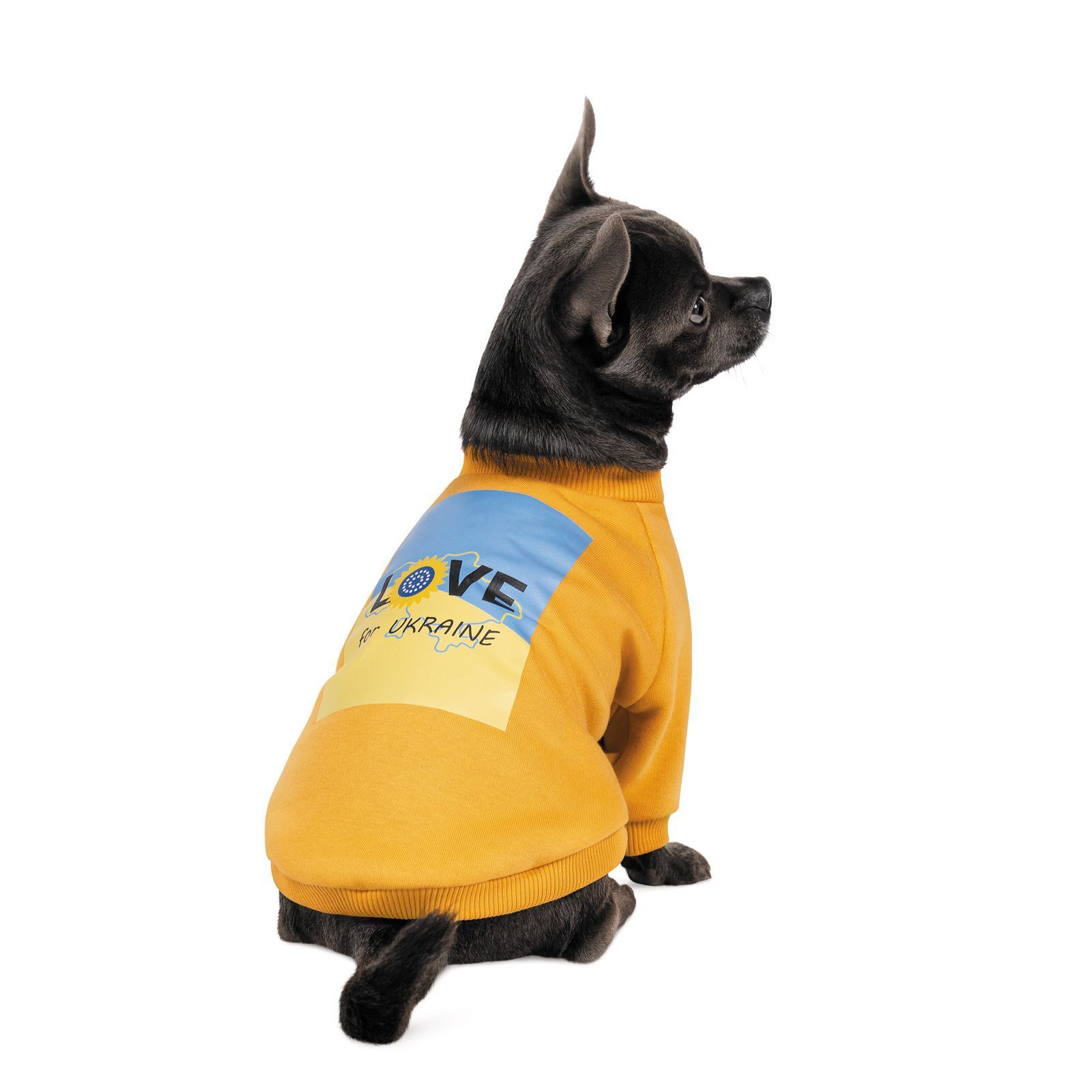 Товстівка для собак Pet Fashion Love for Ukraine XS (помаранчева) Товстівка для собак Pet Fashion Love for Ukraine XS (помаранчева)