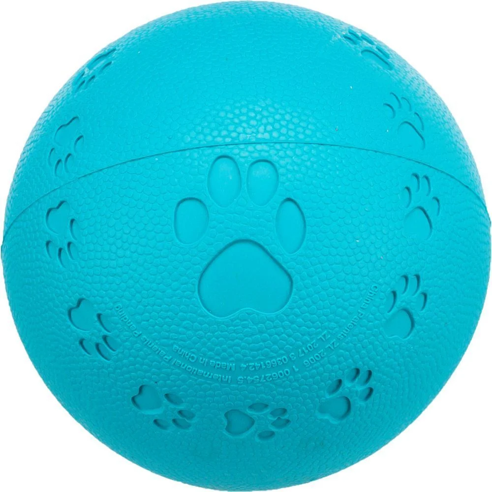 Trixie Ball игрушка для собак с пищалкой 9 см - голубой