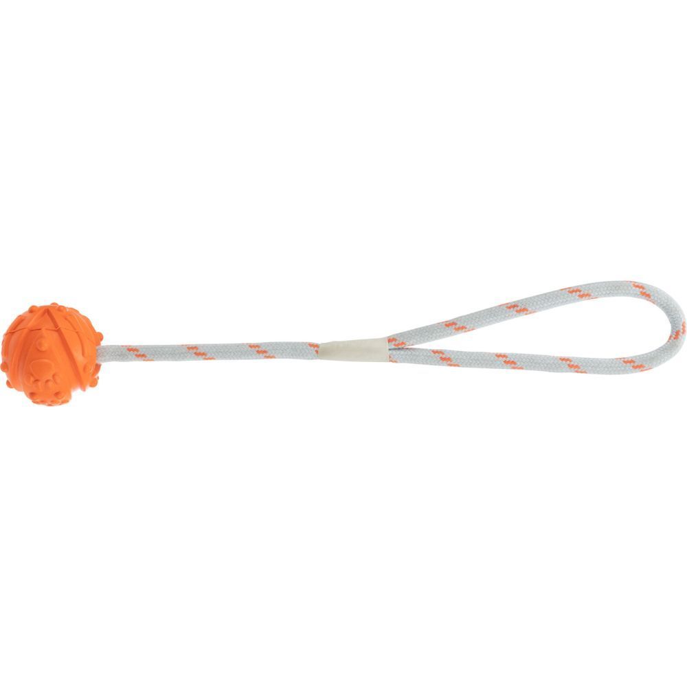 Trixie Ball on Rope іграшка для собак 4,5 см - помаранчевий Trixie Ball on Rope іграшка для собак 4,5 см - помаранчевий
