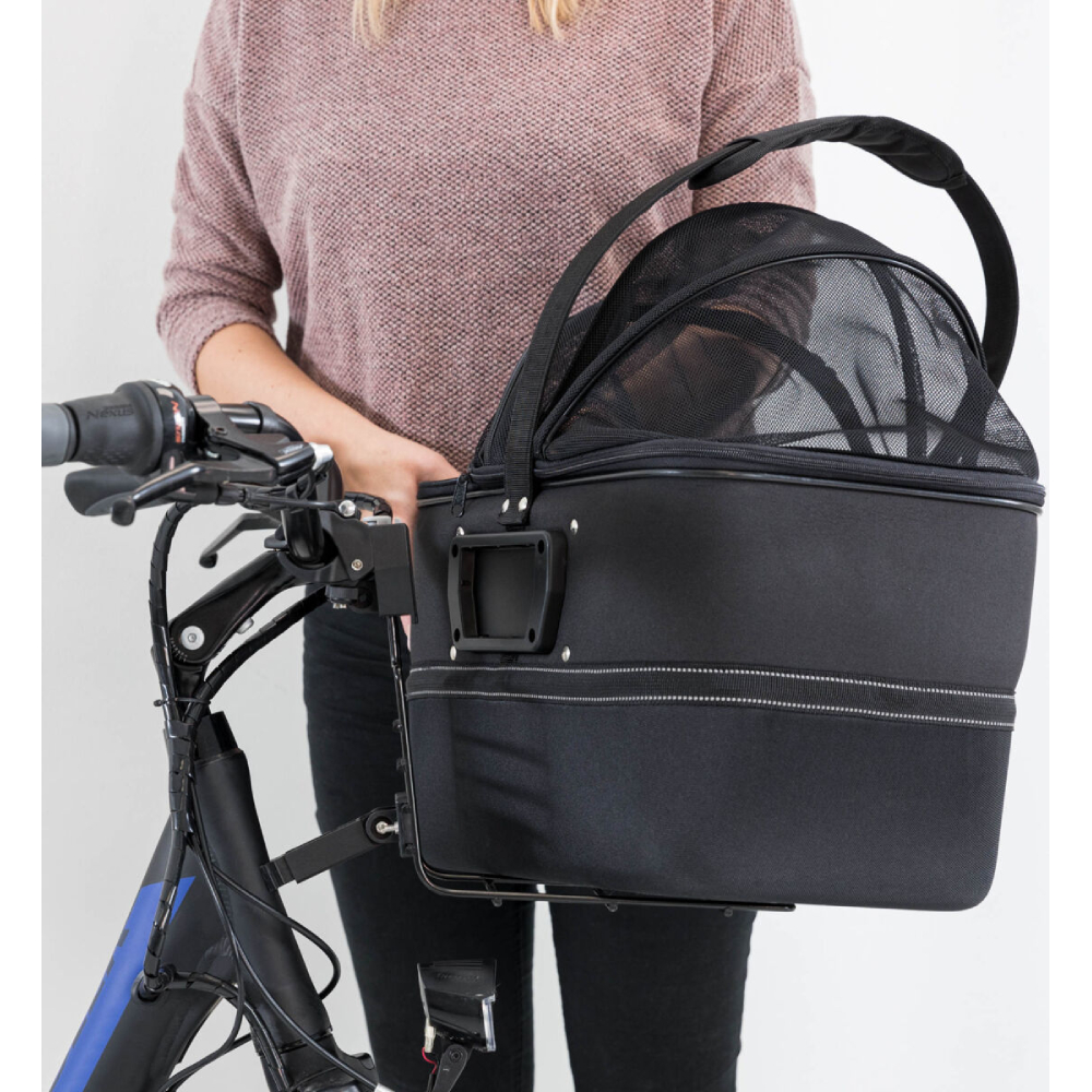 Trixie Basket for Bicycle Handlebar корзина на велосипед для собак 41x47x29 см - чорний Trixie Basket for Bicycle Handlebar корзина на велосипед для собак 41x47x29 см - чорний