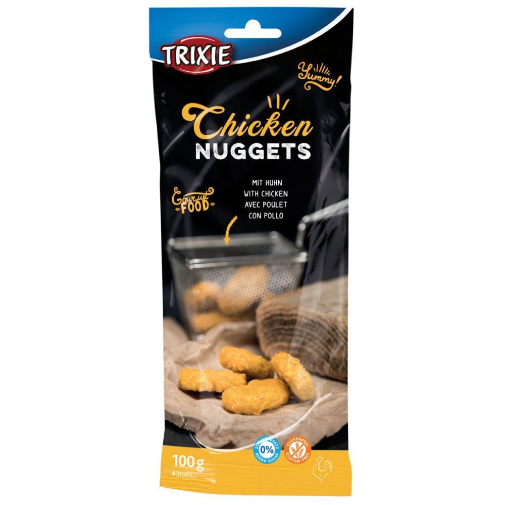 Ласощі для собак Trixie Chicken Nuggets 100 г - курка Ласощі для собак Trixie Chicken Nuggets 100 г - курка