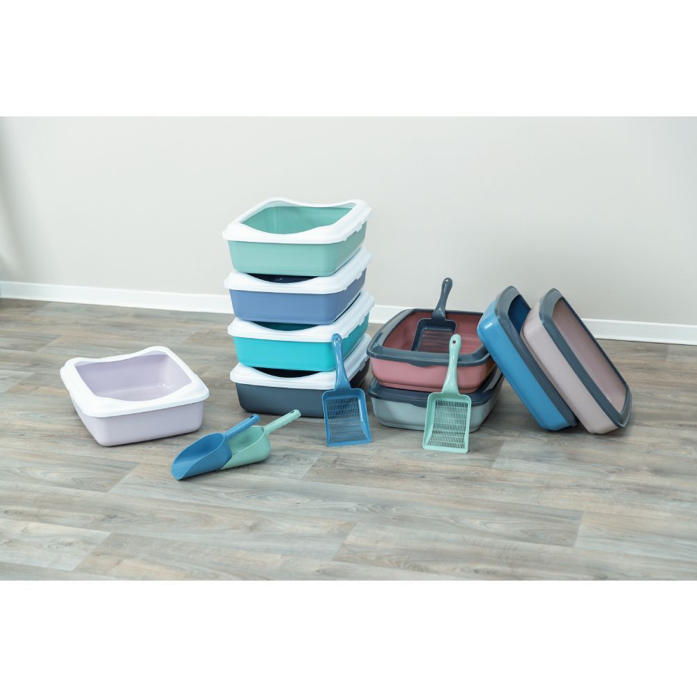 Trixie Classic туалет для кошек 37х15х48 см - зеленый Trixie Classic туалет для кошек 37х15х48 см - зеленый