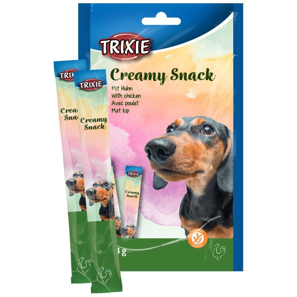 Ласощі для собак Trixie Creamy Snacks 5 шт х 14 г - курка