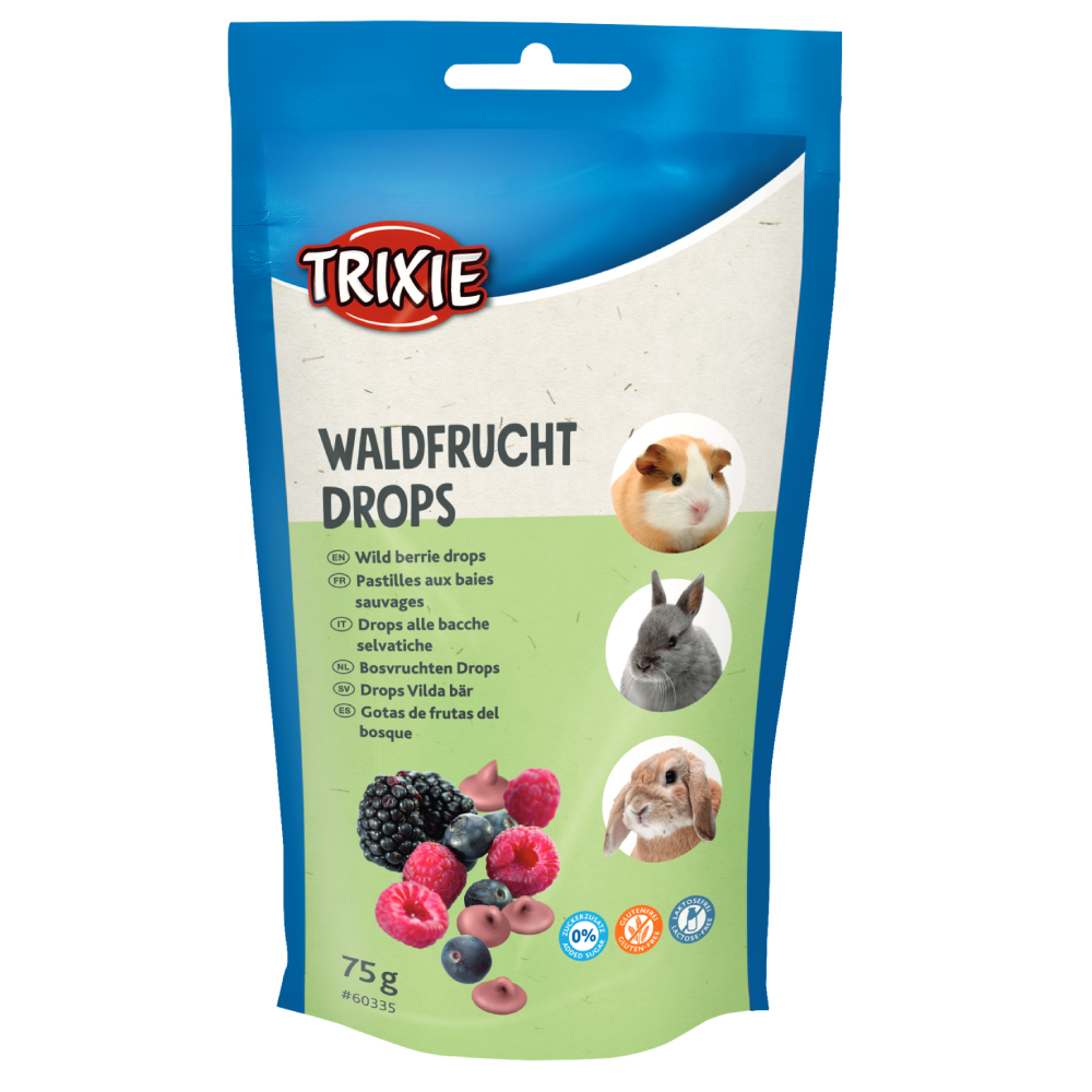 Trixie дропсы для грызунов 75 г - лесные ягоды Trixie дропсы для грызунов 75 г - лесные ягоды