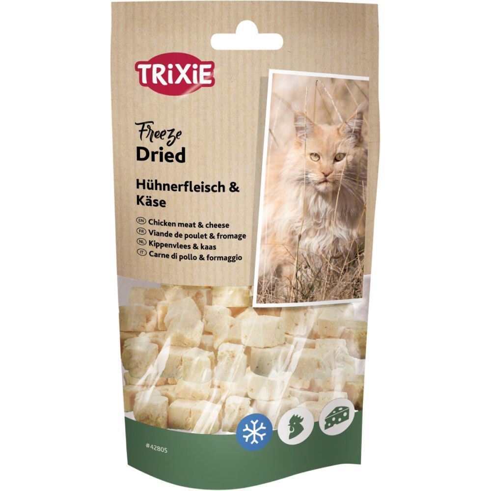 Ласощі для котів Trixie Freeze Dried 25 г - курка та сир Ласощі для котів Trixie Freeze Dried 25 г - курка та сир