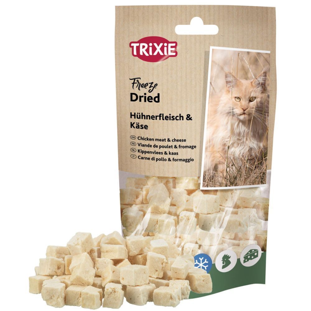 Ласощі для котів Trixie Freeze Dried 25 г - курка та сир Ласощі для котів Trixie Freeze Dried 25 г - курка та сир