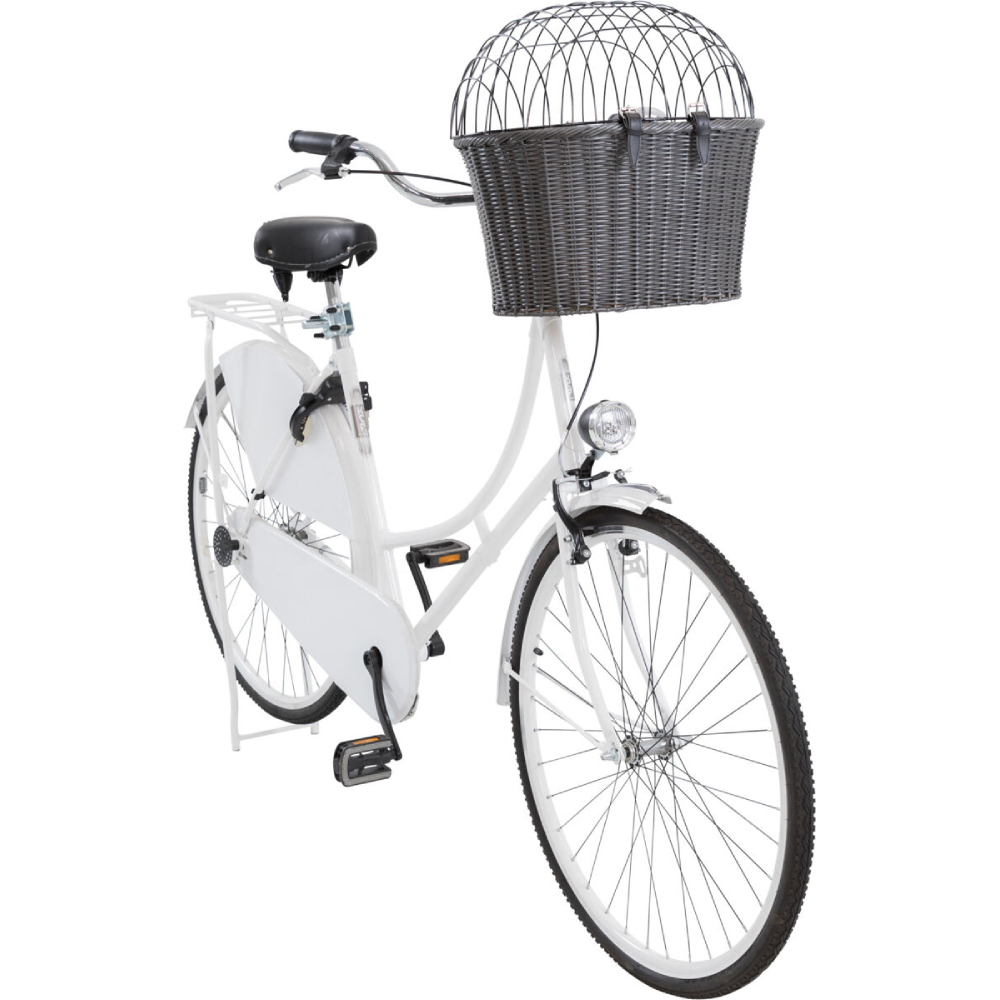 Trixie Front Bicycle Basket корзина на велосипед для собак 44x41x34 см - антрацит Trixie Front Bicycle Basket корзина на велосипед для собак 44x41x34 см - антрацит