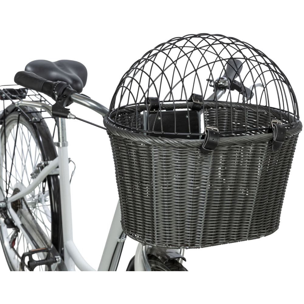Trixie Front Bicycle Basket корзина на велосипед для собак 44x41x34 см - антрацит Trixie Front Bicycle Basket корзина на велосипед для собак 44x41x34 см - антрацит